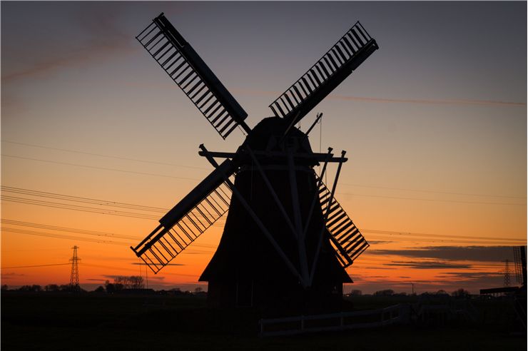Picture Of Rural Windmill