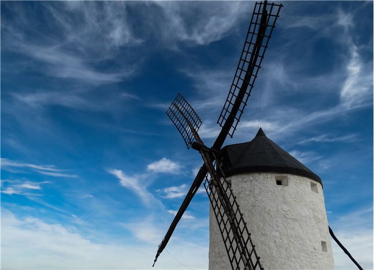Picture Of Windmill And Sky